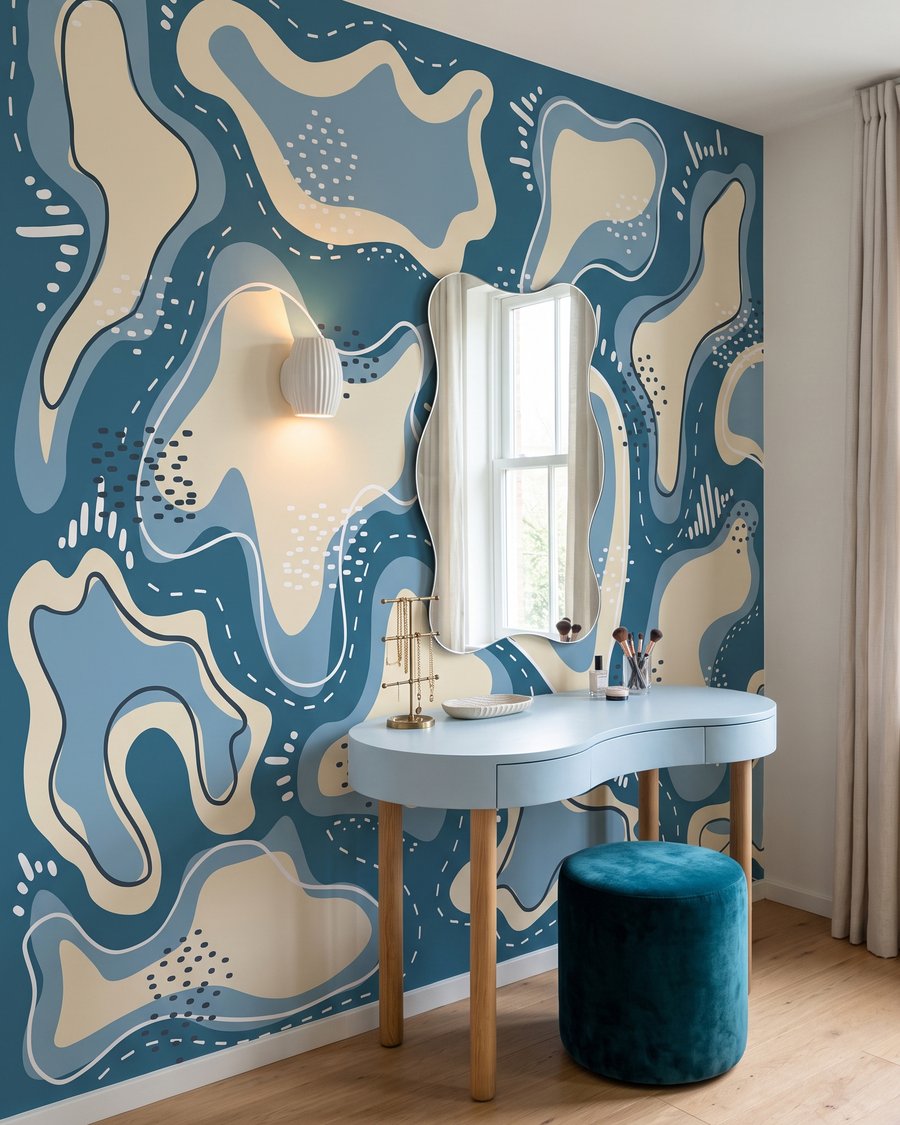 Formes aux bords pointillés — intérieur 3
