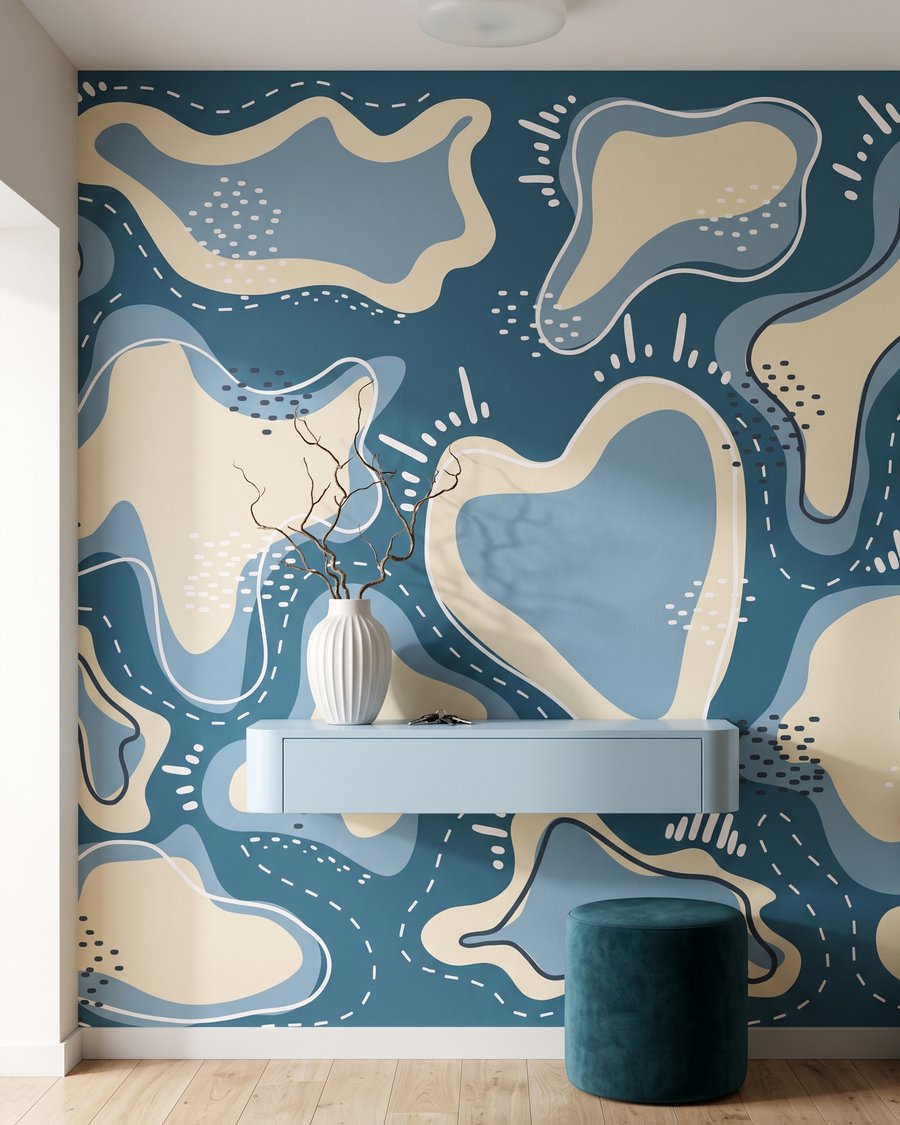 Formes aux bords pointillés — intérieur 1