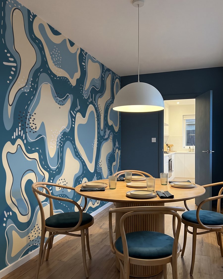 Formes aux bords pointillés — intérieur 4