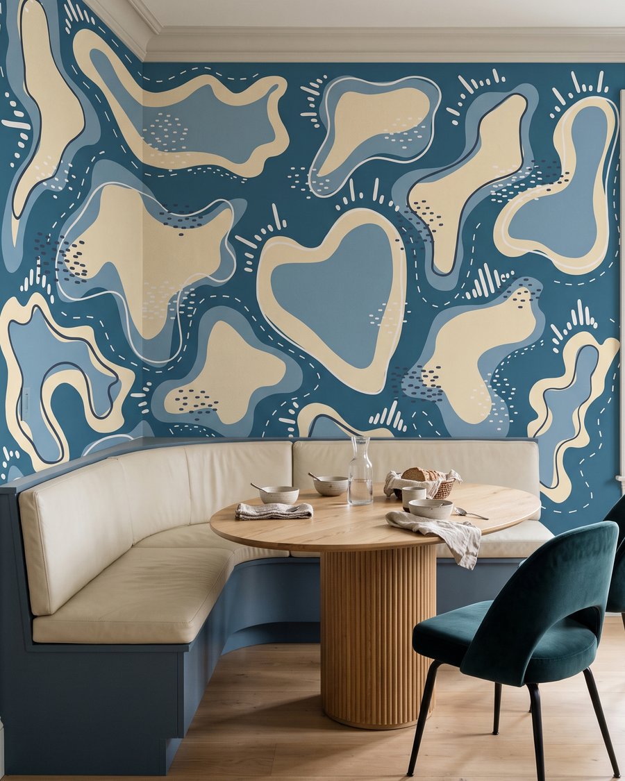 Formes aux bords pointillés — intérieur 5