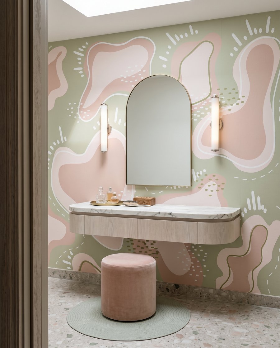 Formes aux bords pointillés — intérieur 1
