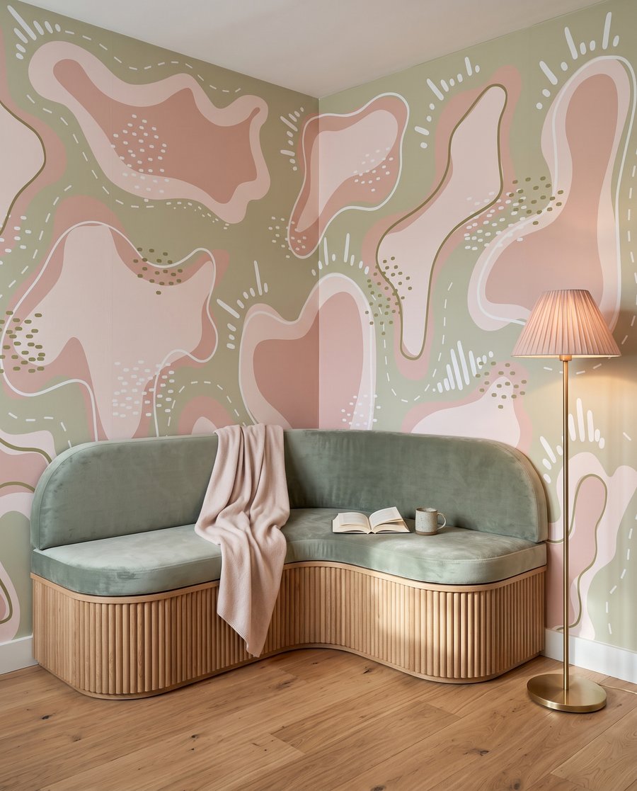 Formes aux bords pointillés — intérieur 3