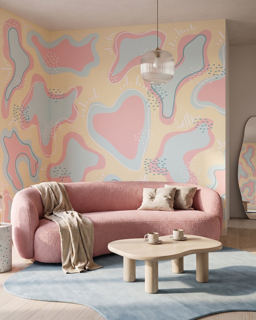 Formes aux bords pointillés — intérieur 1
