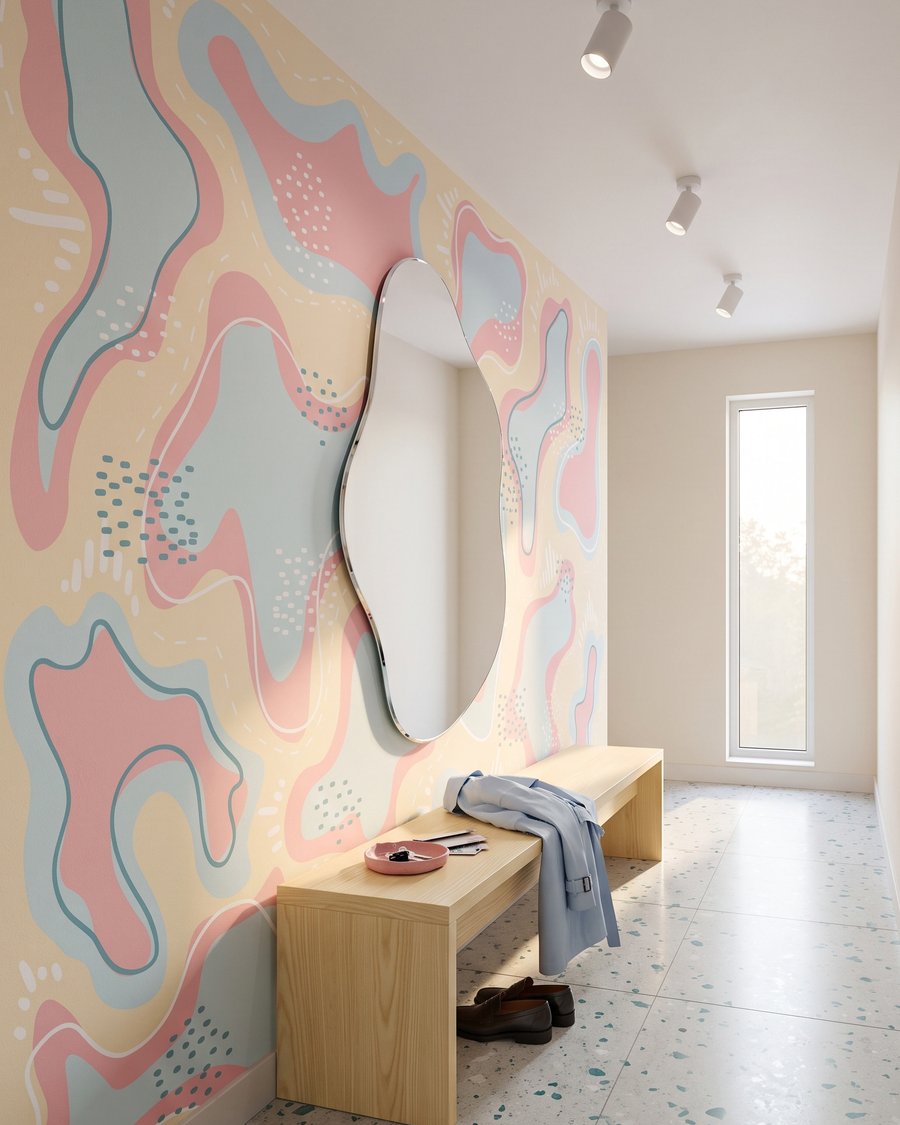 Formes aux bords pointillés — intérieur 4