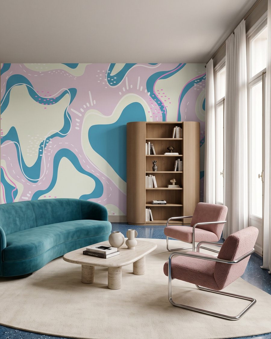 Formes aux bords pointillés — intérieur 4