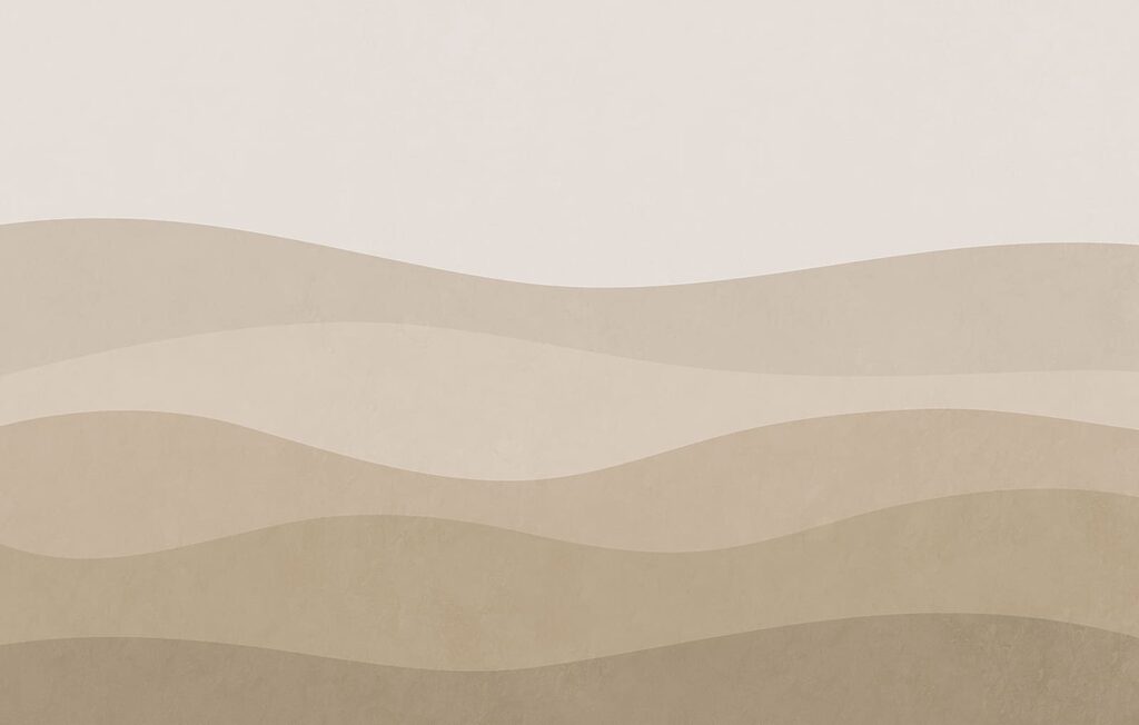 Collines en larges bandes — motif complet