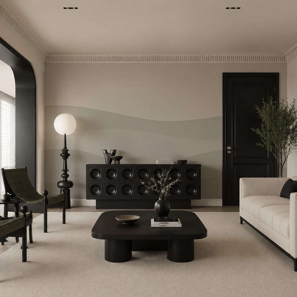 Collines en larges bandes — intérieur 1