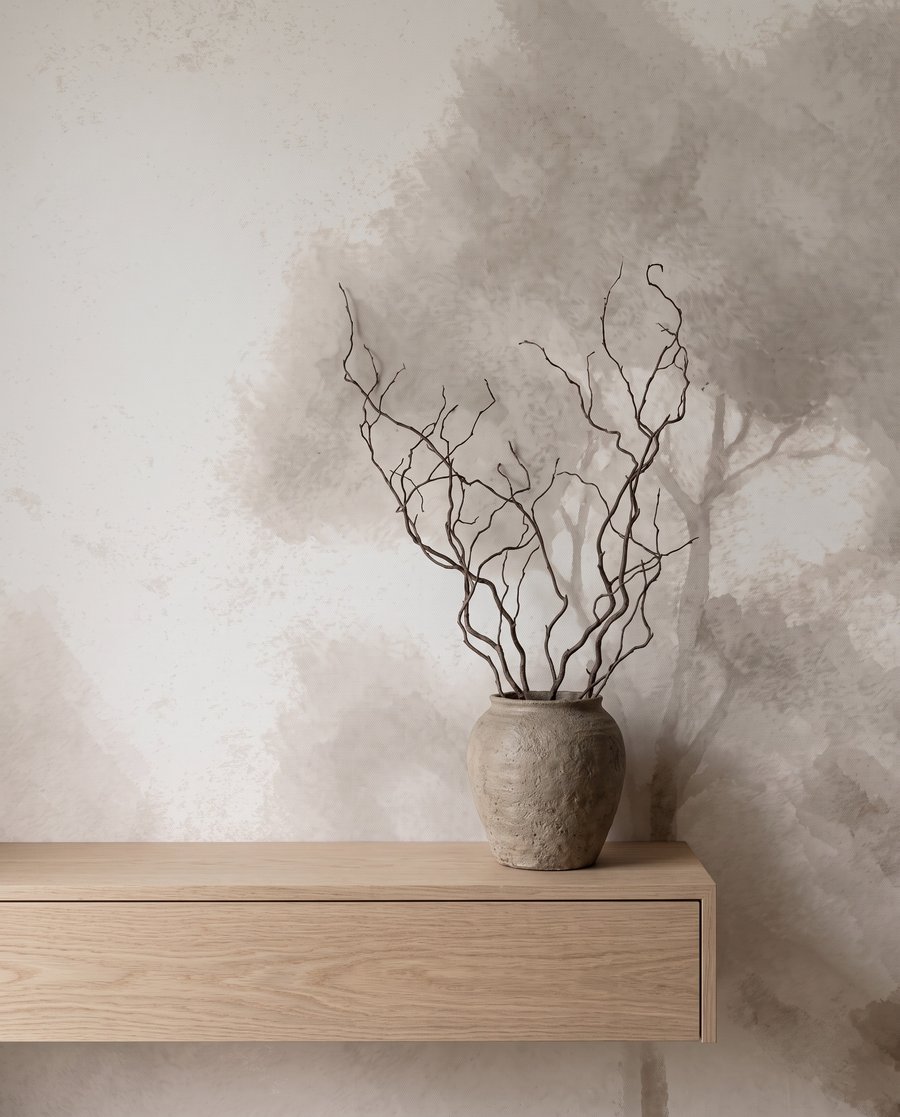 Lisière voilée de brume — détail