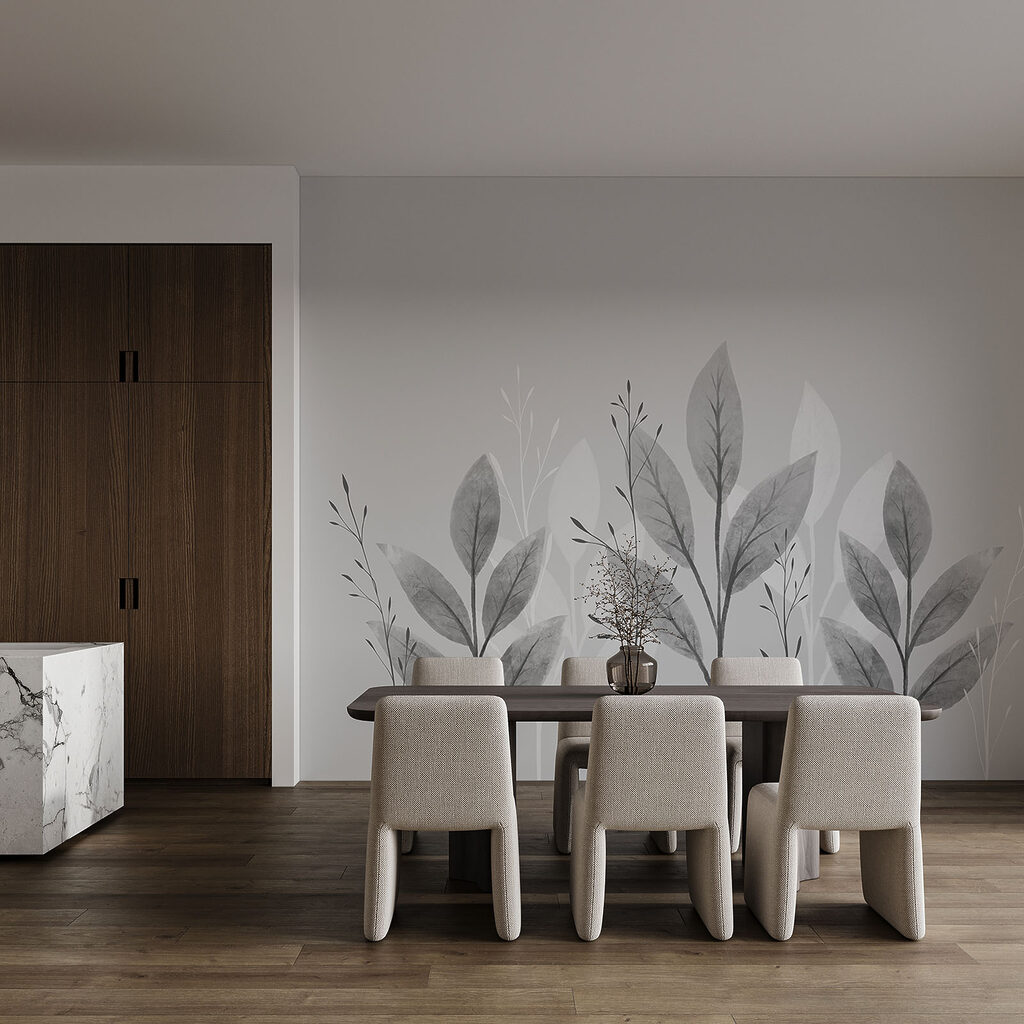 Brins de feuillage délicats — intérieur 1