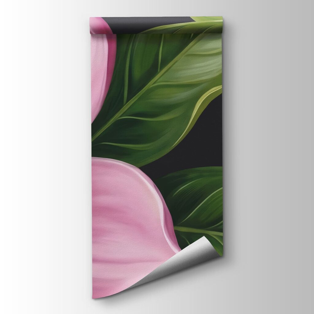 Grandes fleurs roses — vue du produit