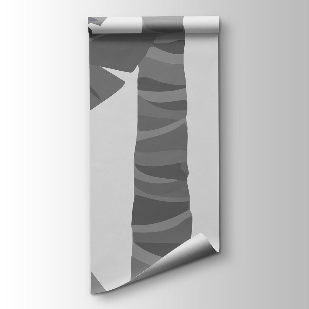 Feuilles tropicales en aplats — vue du produit