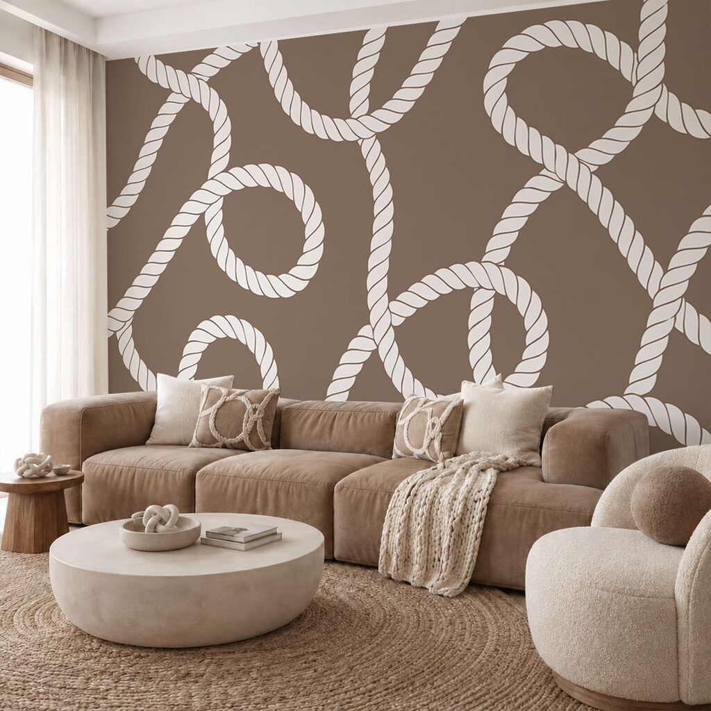 Boucles de corde entrelacées — intérieur 1