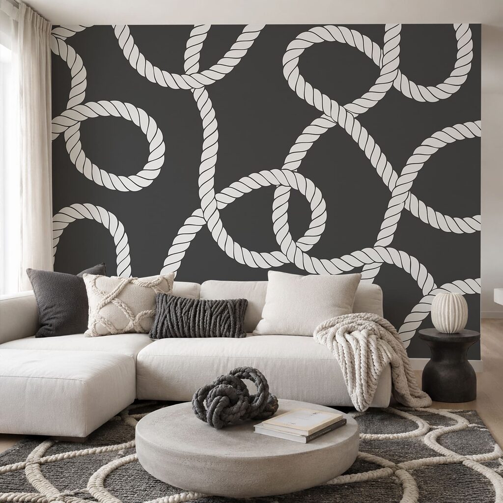 Boucles de corde entrelacées — intérieur 2