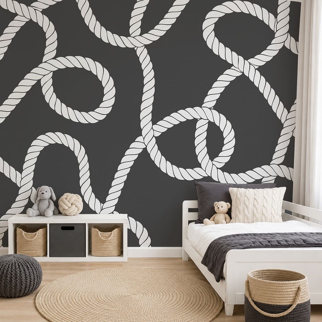 Boucles de corde entrelacées — intérieur 1