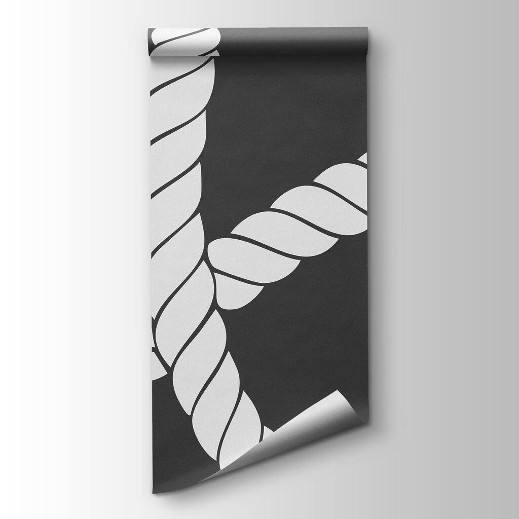 Boucles de corde entrelacées — vue du produit