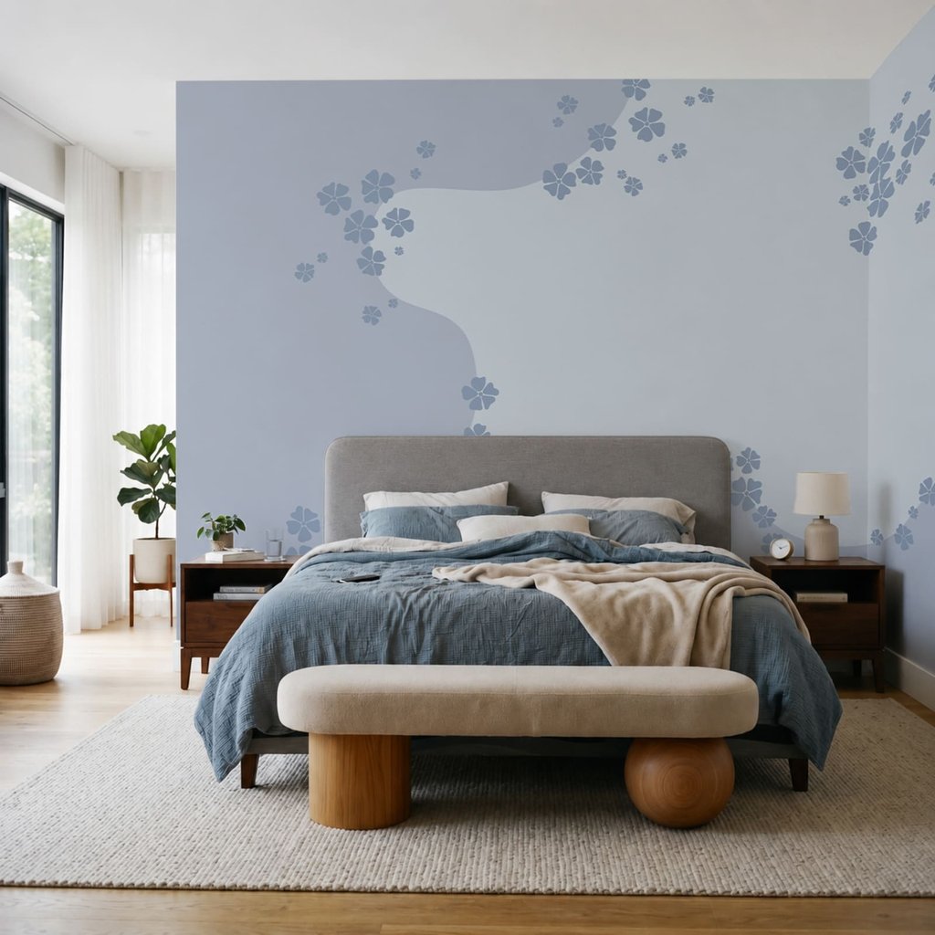 Fleurettes en bordures ondulées — intérieur 2