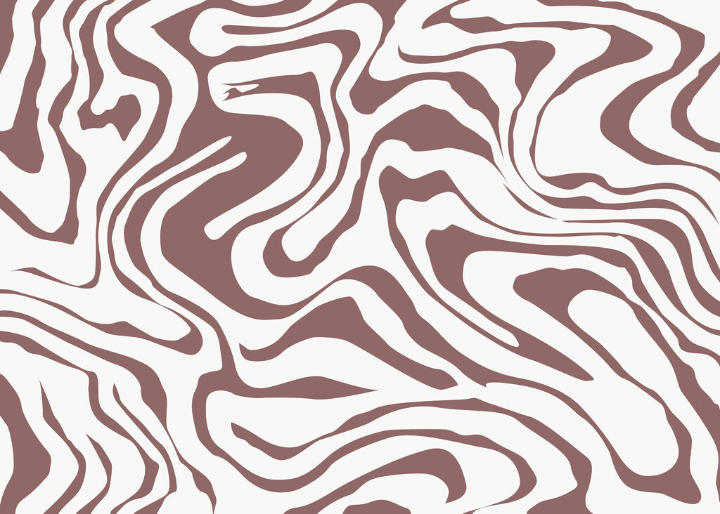 Larges volutes fluides — motif complet