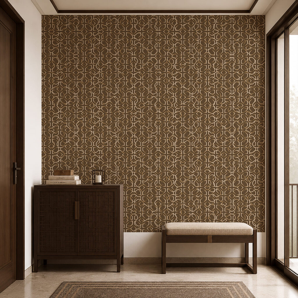 Volutes en bandes verticales — intérieur 2