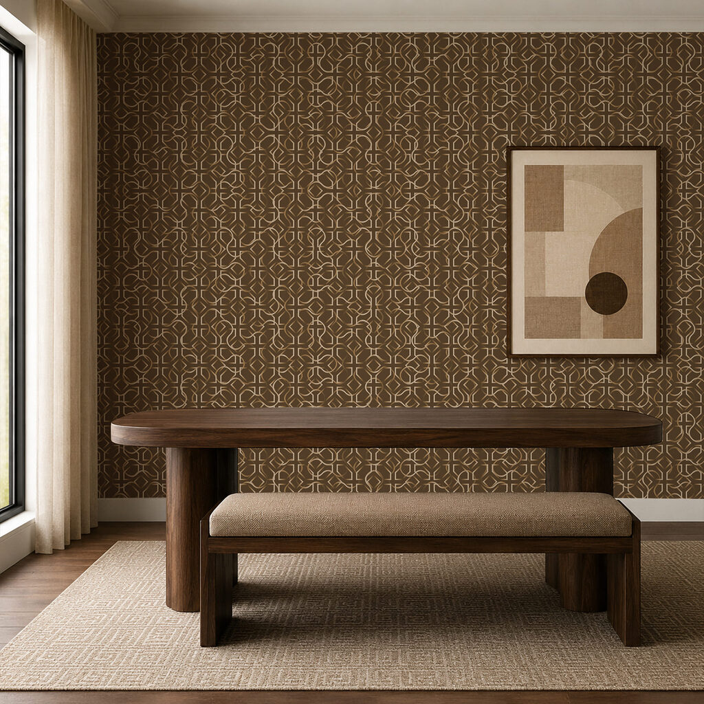 Volutes en bandes verticales — intérieur 1