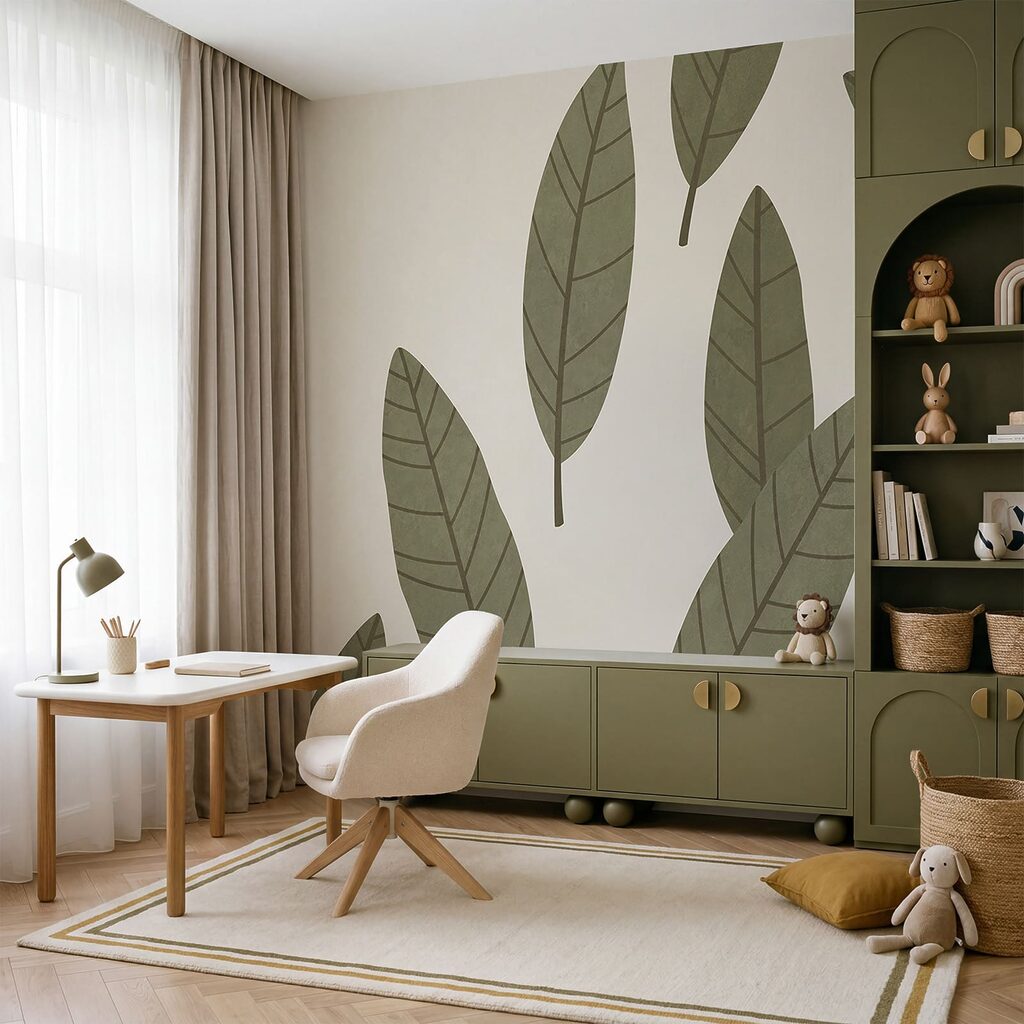 Longues feuilles éparses — intérieur 1