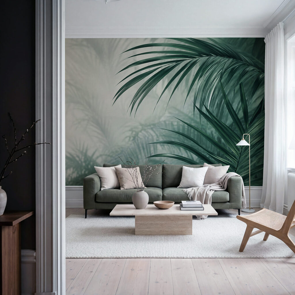 Palmes et brume tropicale — intérieur 3