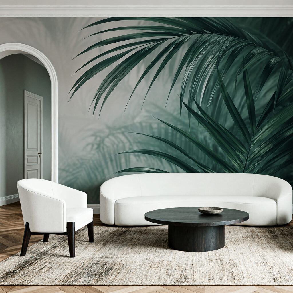 Palmes et brume tropicale — intérieur 2