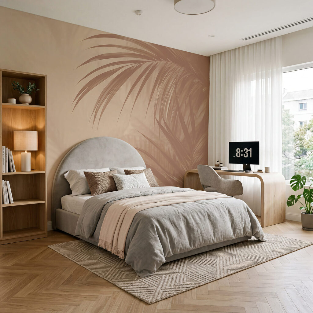 Palmes et brume tropicale — intérieur 2