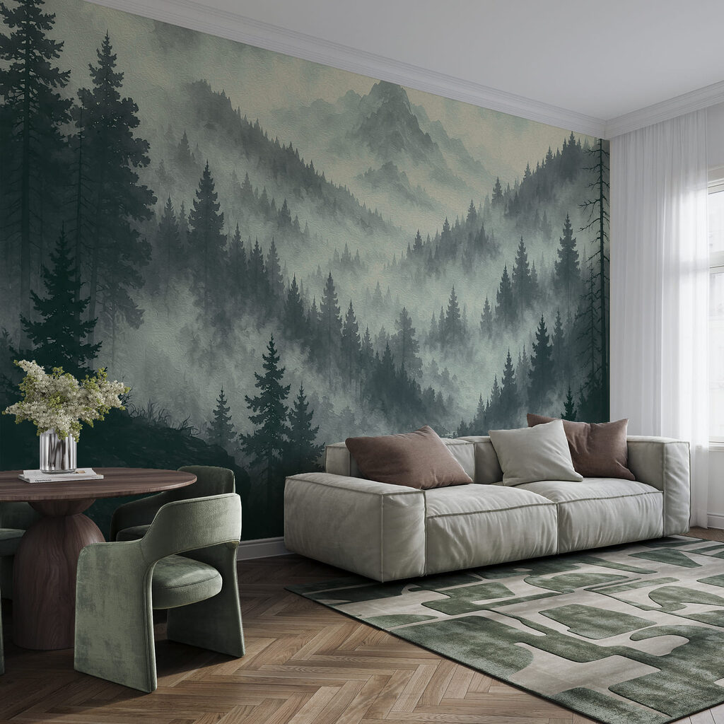 Sapins sous les sommets — intérieur 1