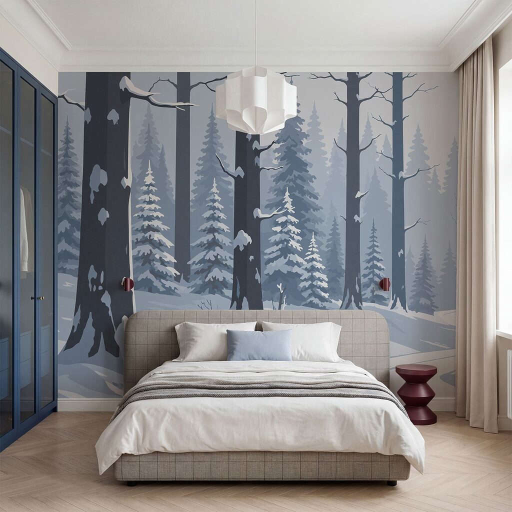Chemin enneigé en forêt — intérieur 2