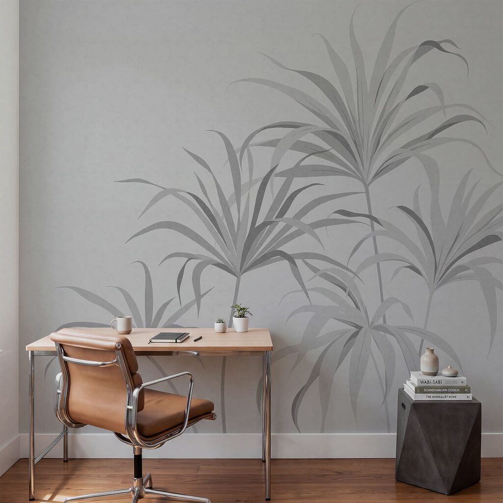Palmes délicates dans un intérieur