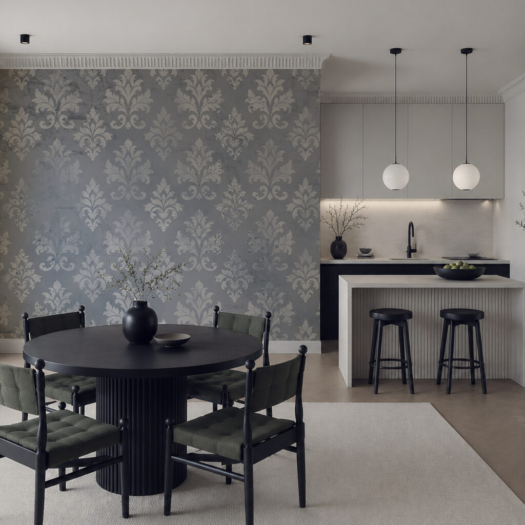Ornements anciens superposés — intérieur 1