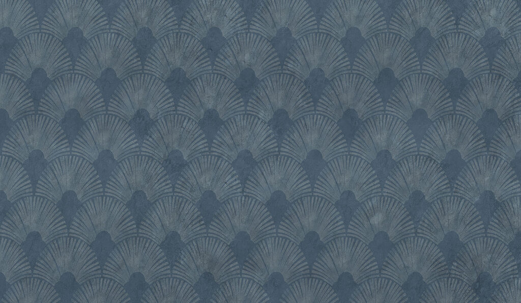 Éventails aux ombres peintes — motif complet