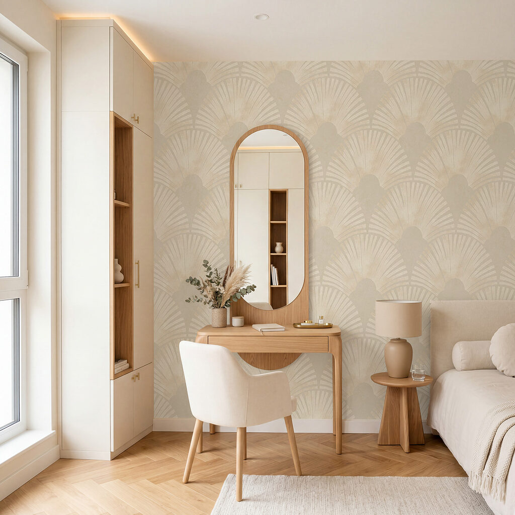 Éventails aux ombres peintes — intérieur 1