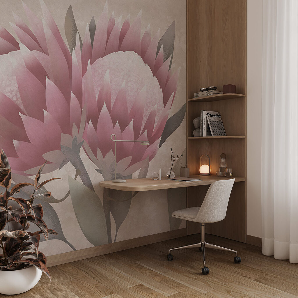 Fleurs aux pétales pointus — intérieur 2