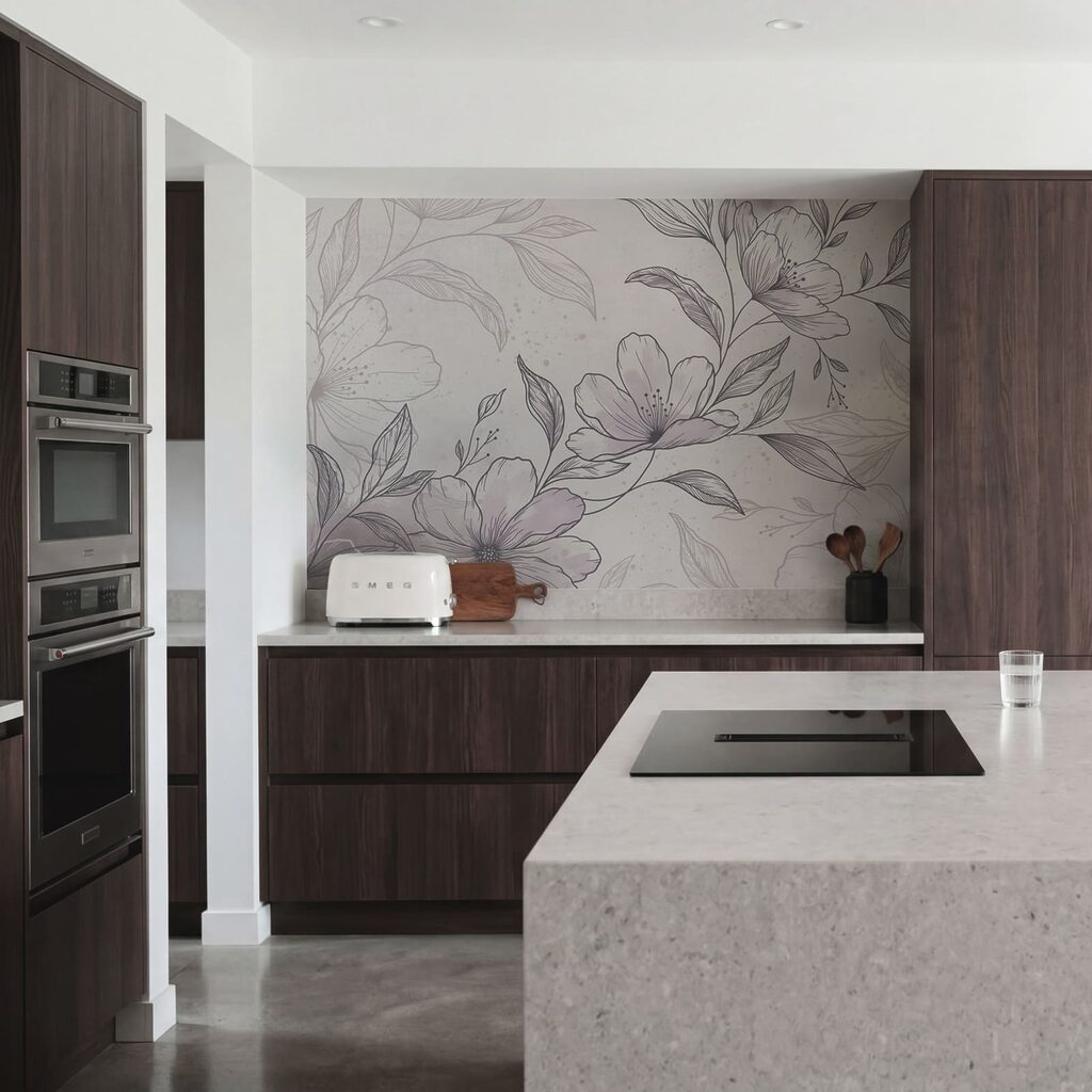 Branche fleurie en hachures — intérieur 3