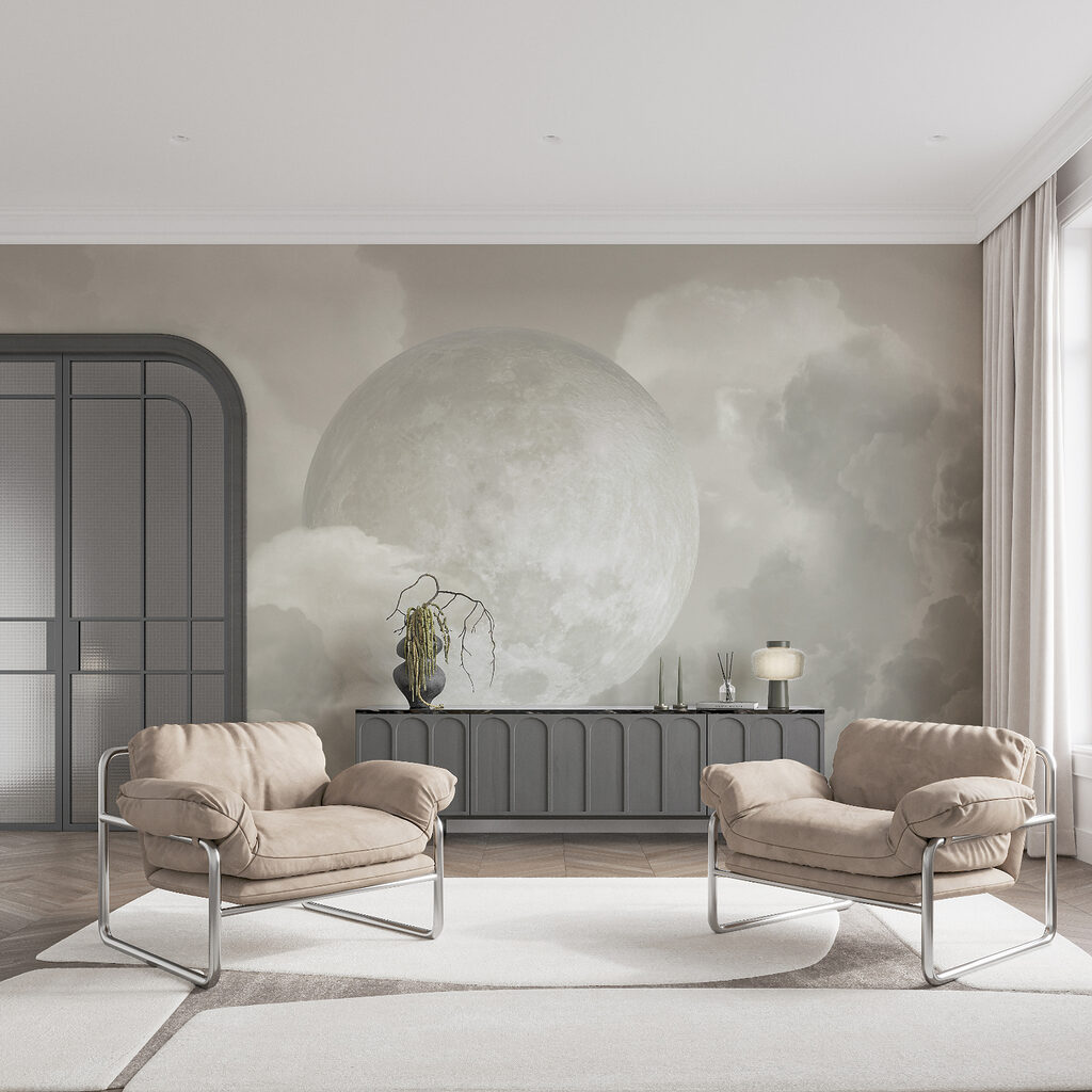 Lune entre les nuages — intérieur 3