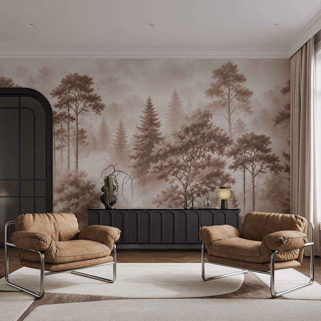 Forêt voilée de brume — intérieur 2
