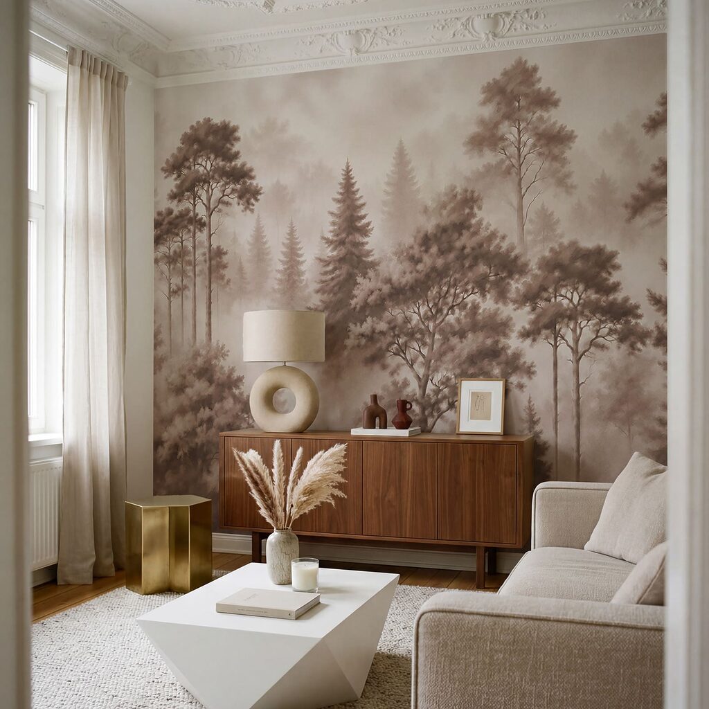 Forêt voilée de brume — intérieur 3