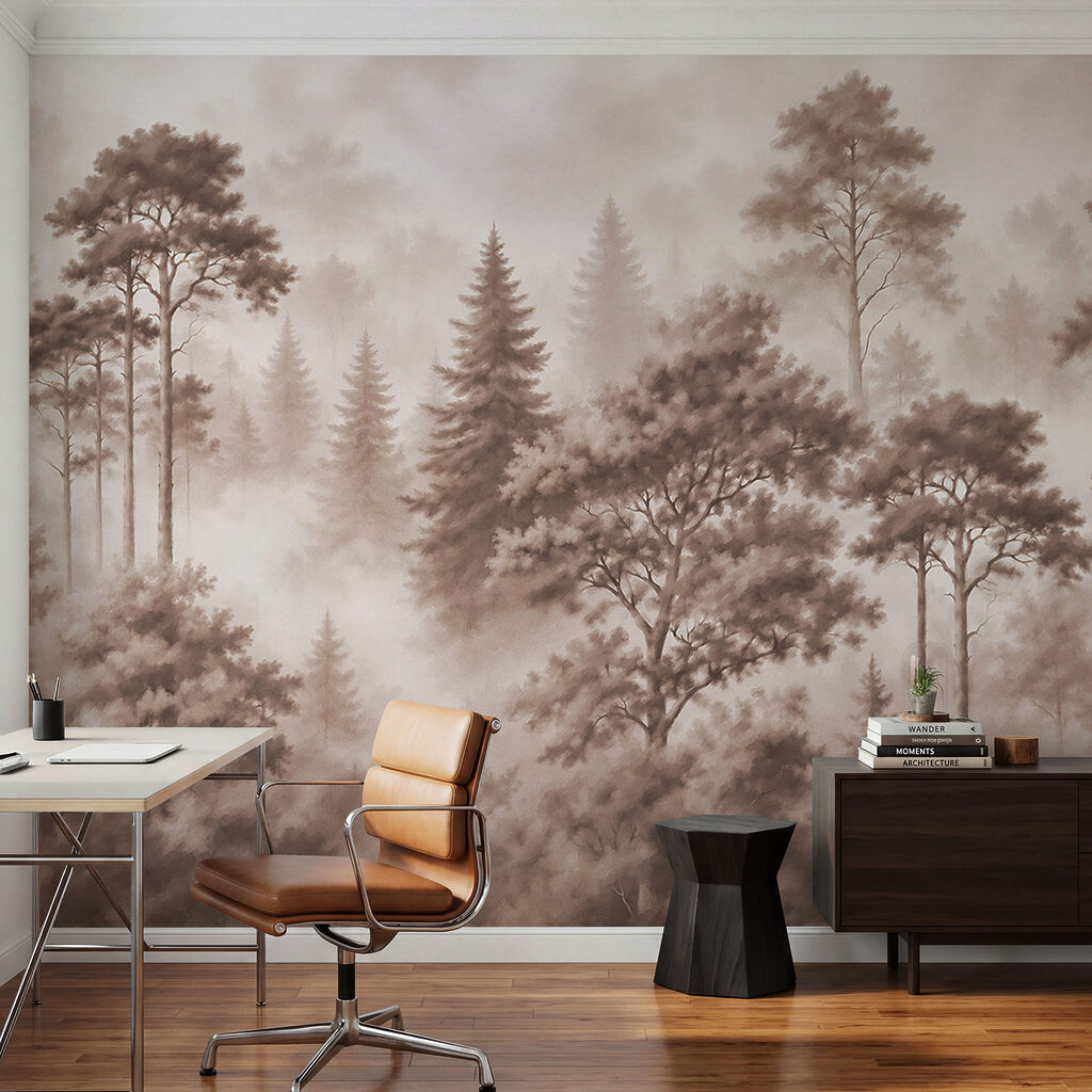 Forêt voilée de brume — intérieur 5