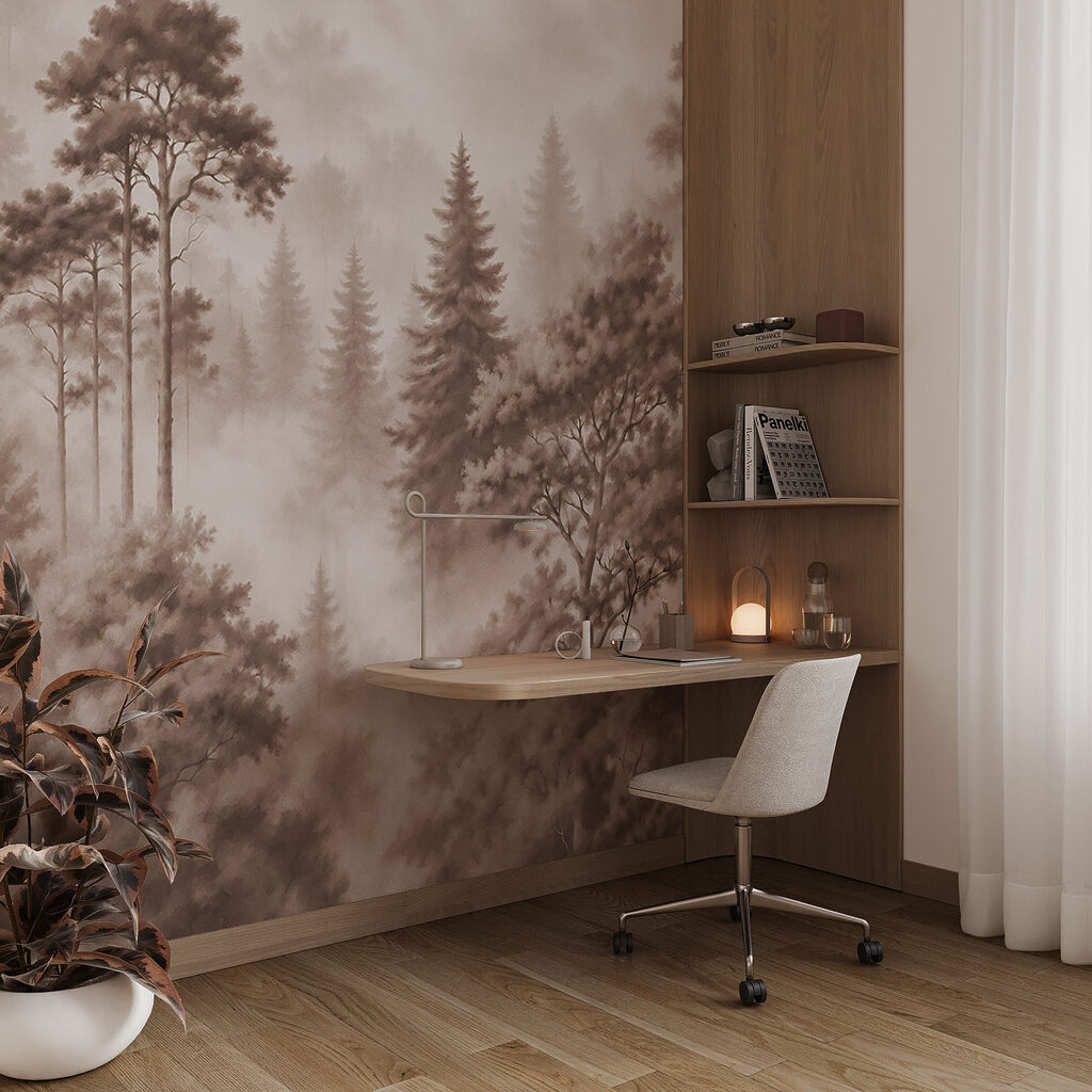 Forêt voilée de brume — intérieur 4