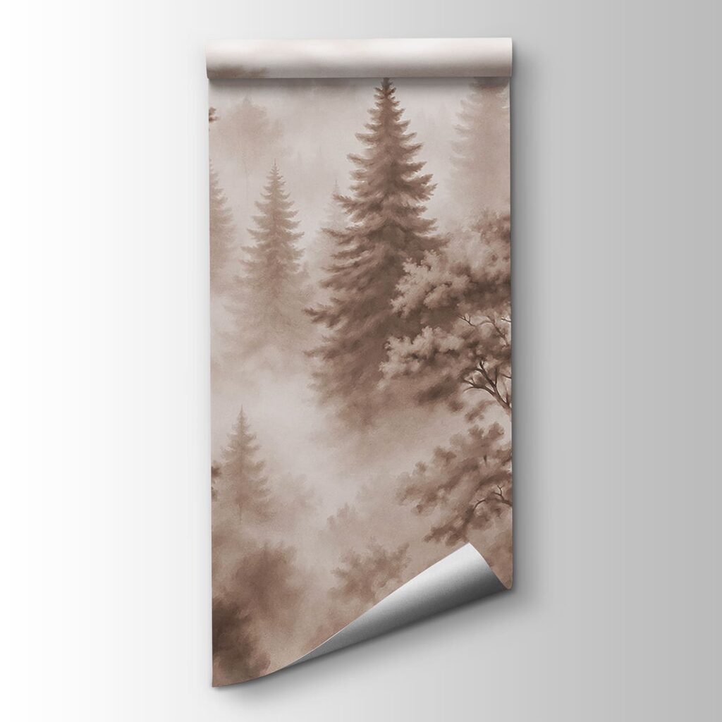 Forêt voilée de brume — vue du produit