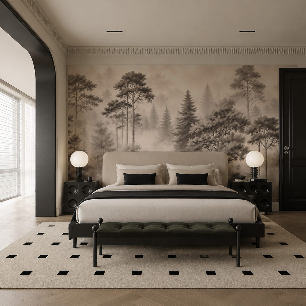 Forêt voilée de brume — intérieur 2