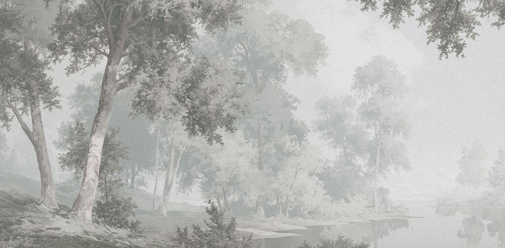 Clairière près de l’eau — motif complet