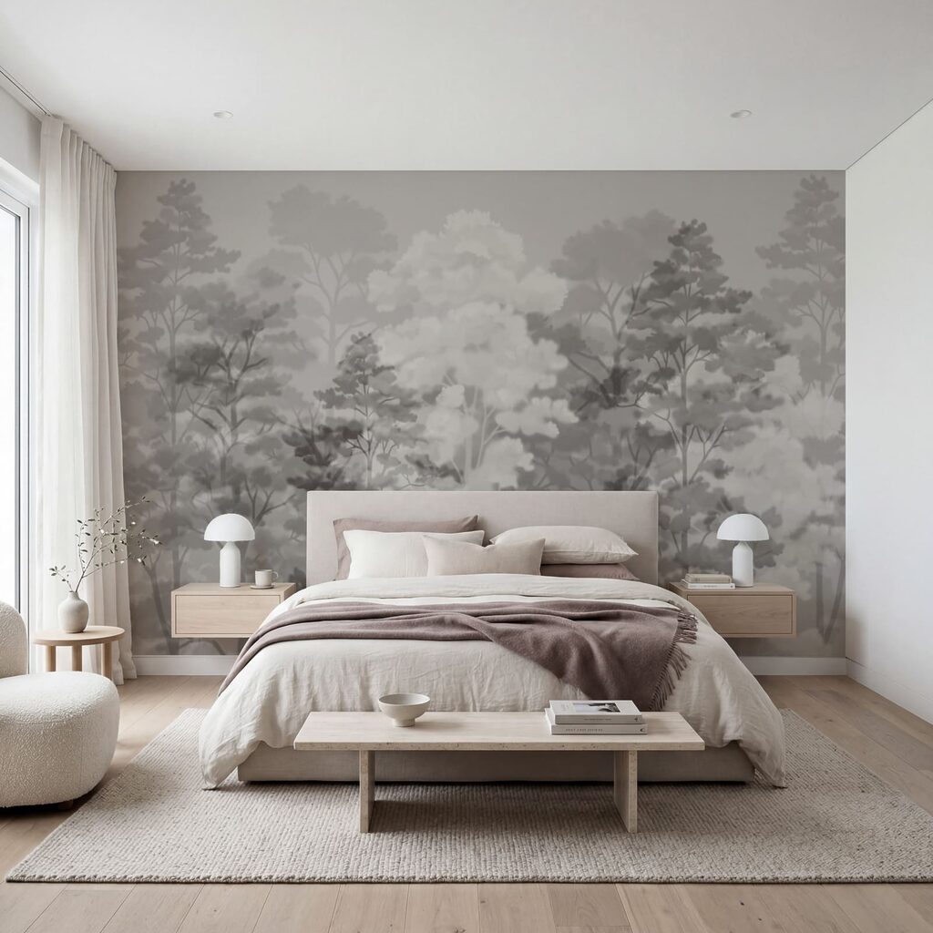 Arbres en douces nuées — intérieur 2