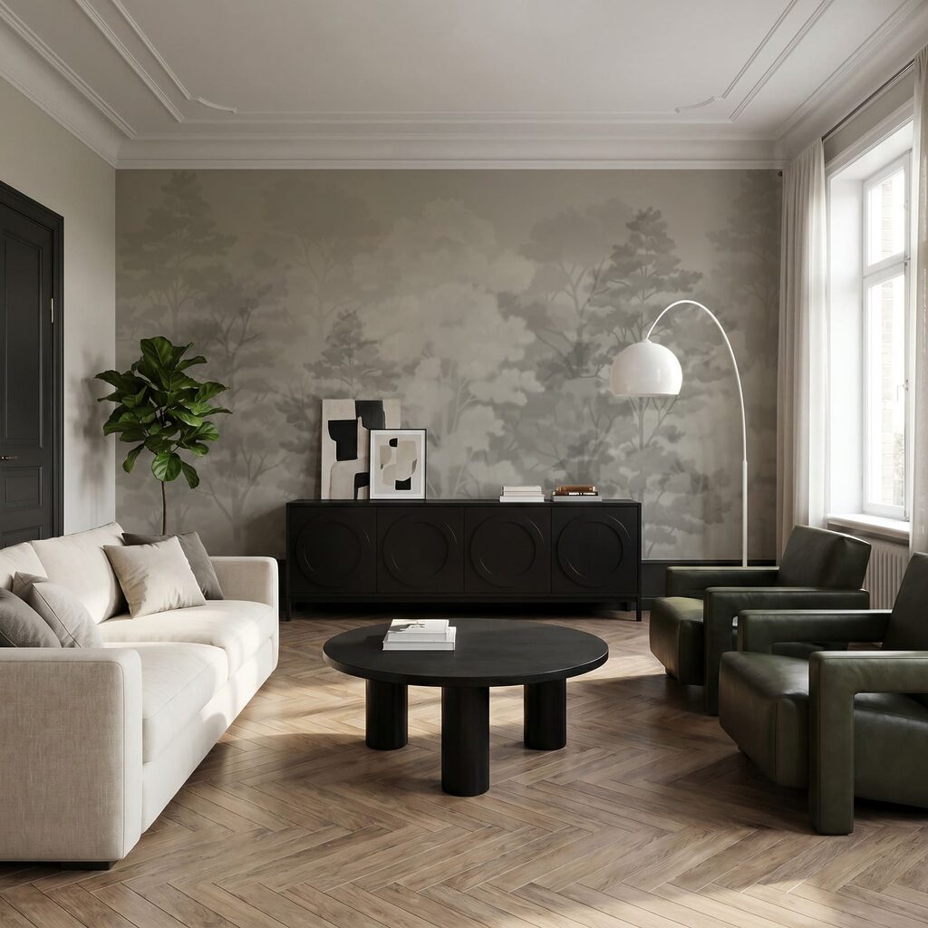 Arbres en douces nuées — intérieur 2