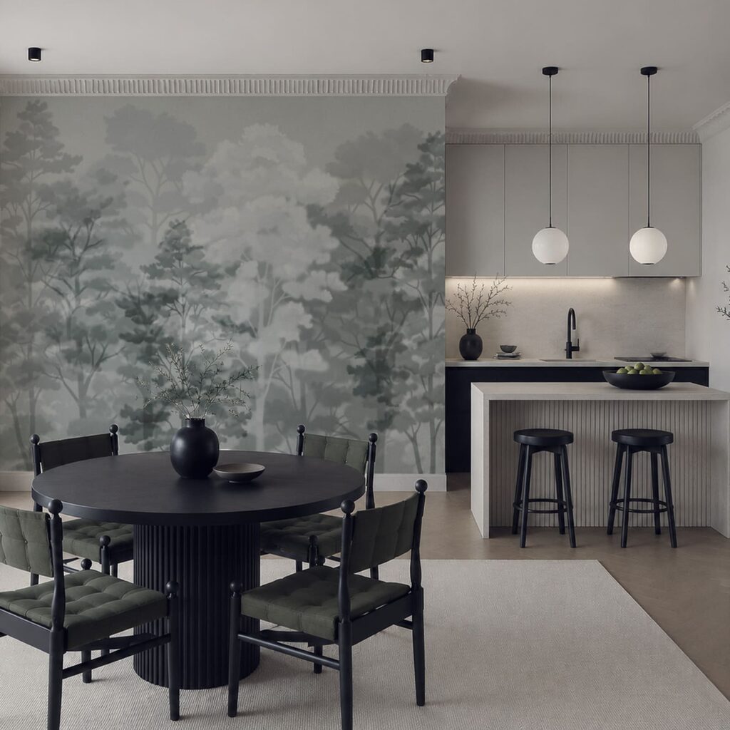 Arbres en douces nuées — intérieur 3