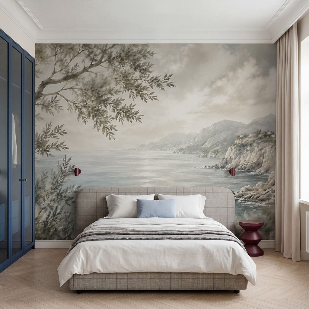 Regard sur la côte dans un intérieur