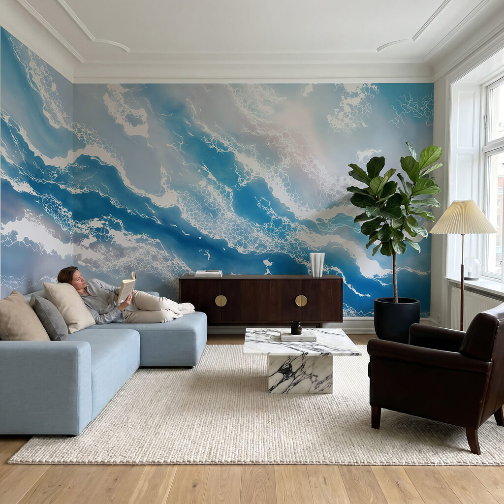Flots de couleur écumants — intérieur 1