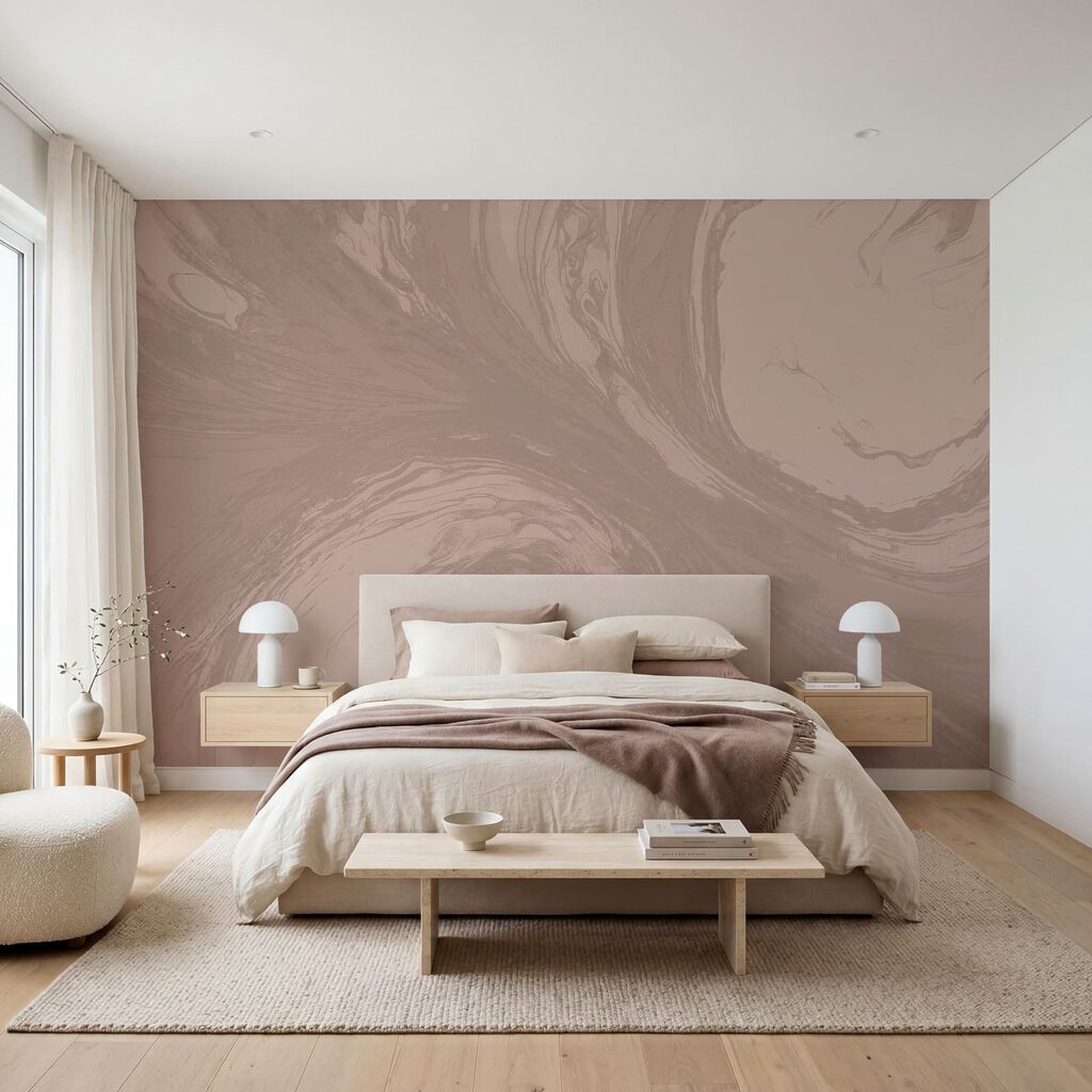 Couleurs en tourbillon dans un intérieur