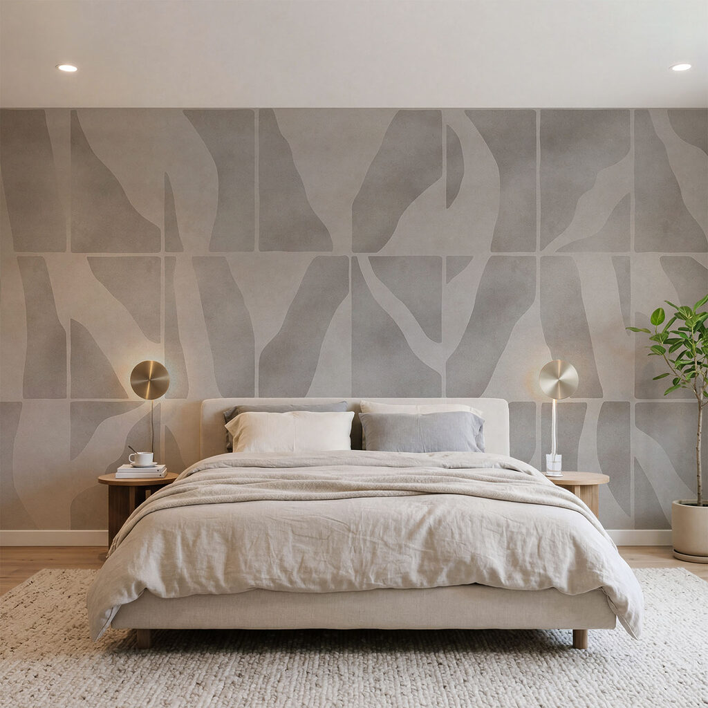 Ombres végétales quadrillées — intérieur 1
